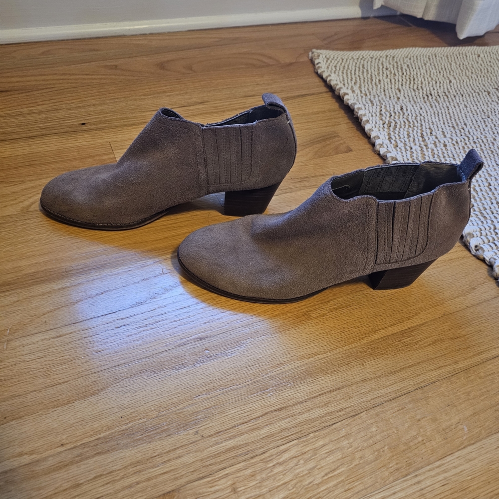 Dolce Vita Taupe Ankle Booties